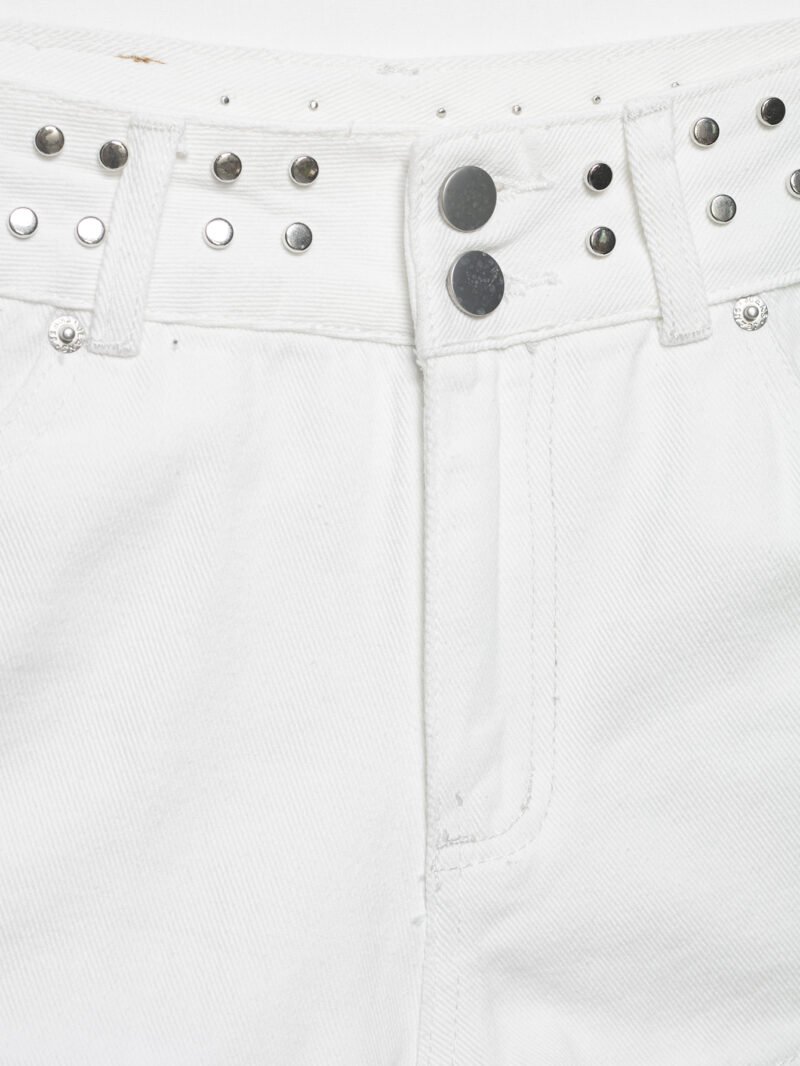 Low Rise Denim Shorts