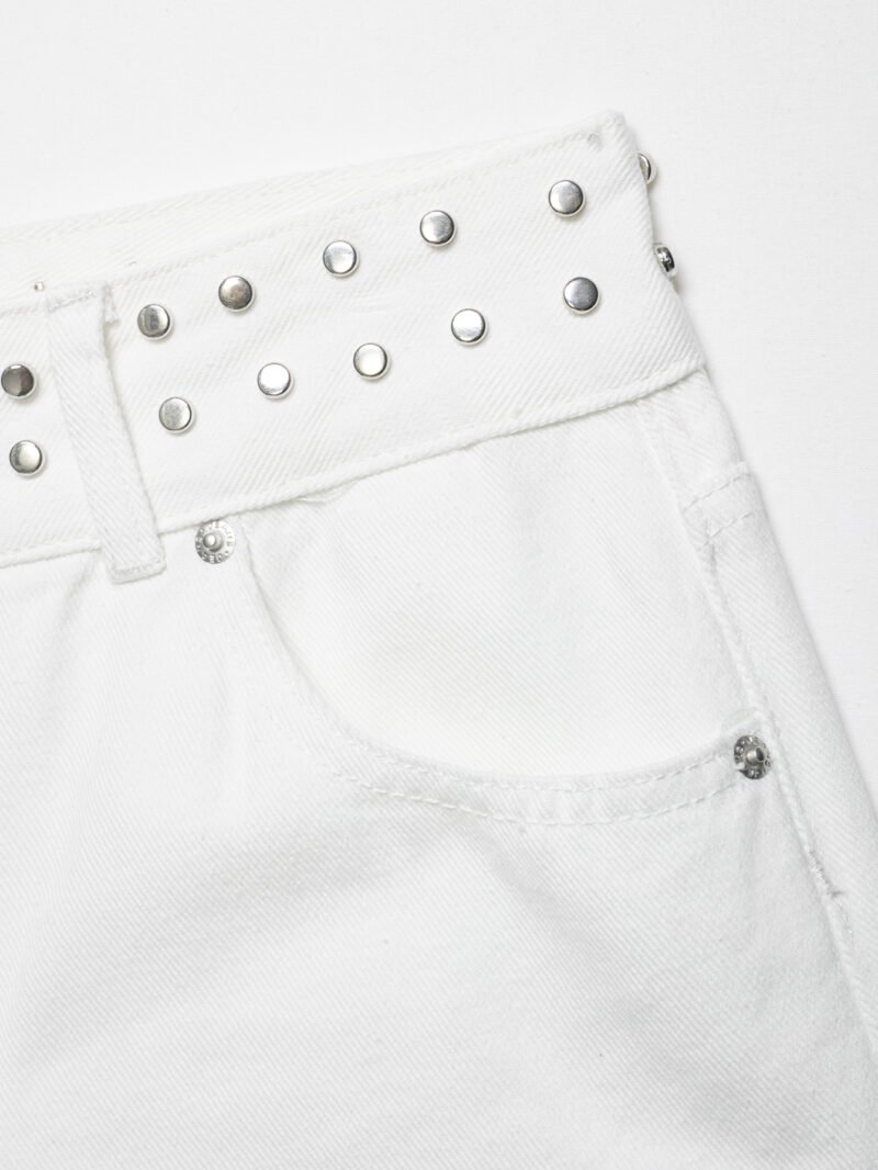 Low Rise Denim Shorts