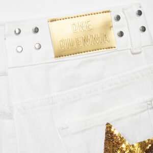 Low Rise Denim Shorts