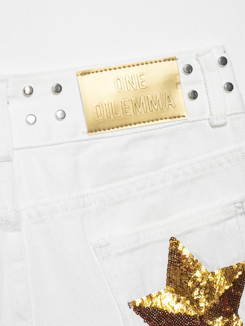 Low Rise Denim Shorts