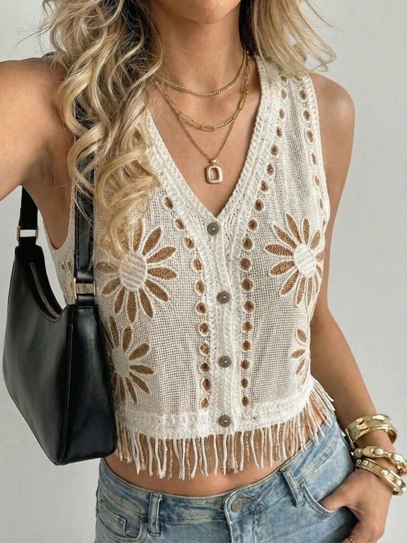 1496088448879034368.jpg Fringe Crochet Sleeveless Vest