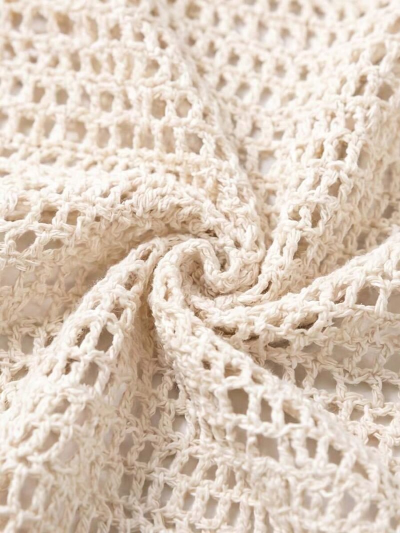 Fringe Crochet Sleeveless Vest