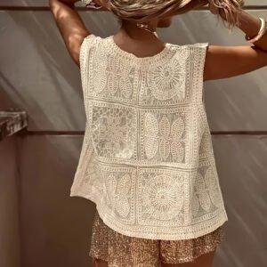 Sleeveless Button Vest
