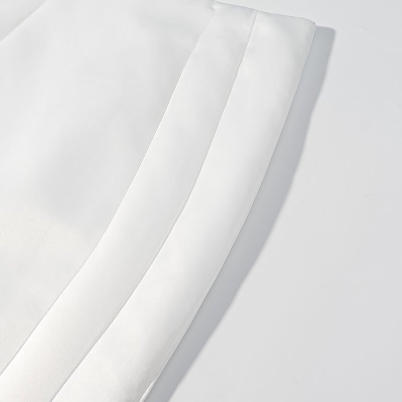 High Waist Split Midi Skirt