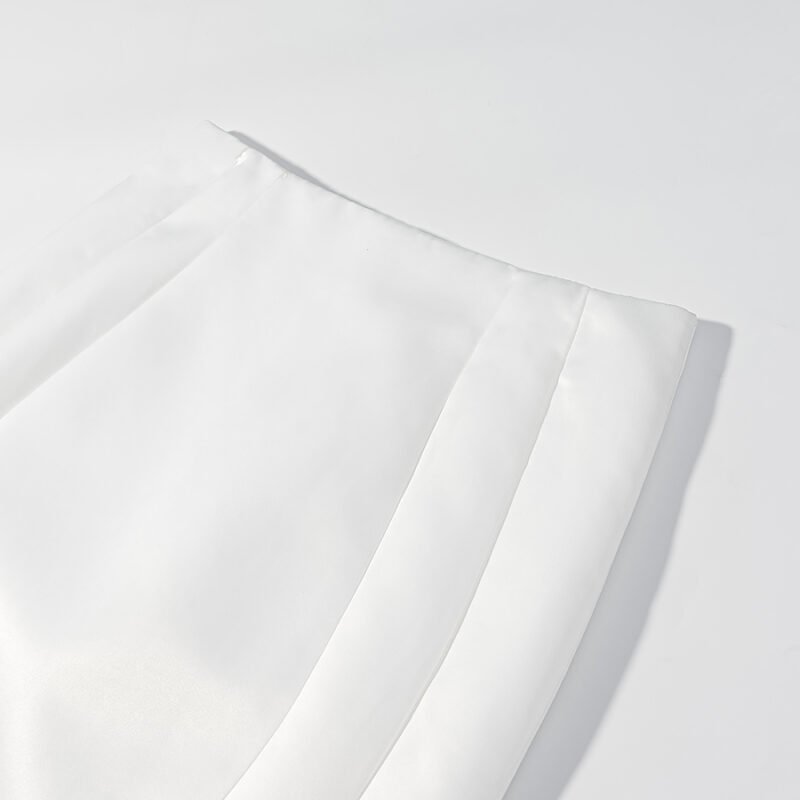 High Waist Split Midi Skirt