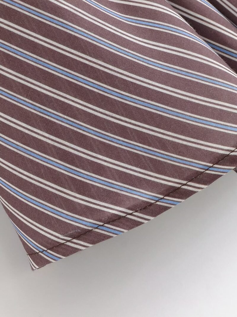 Striped Tie Shorts