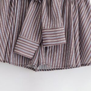 Striped Tie Shorts