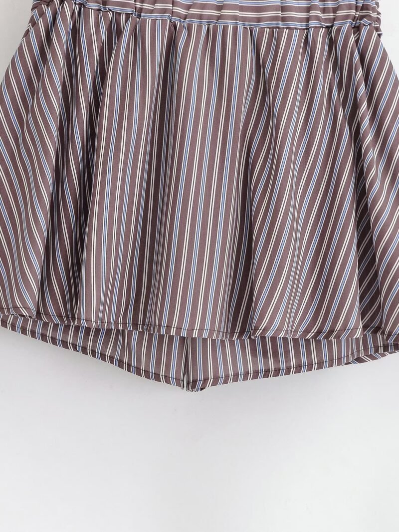 Striped Tie Shorts