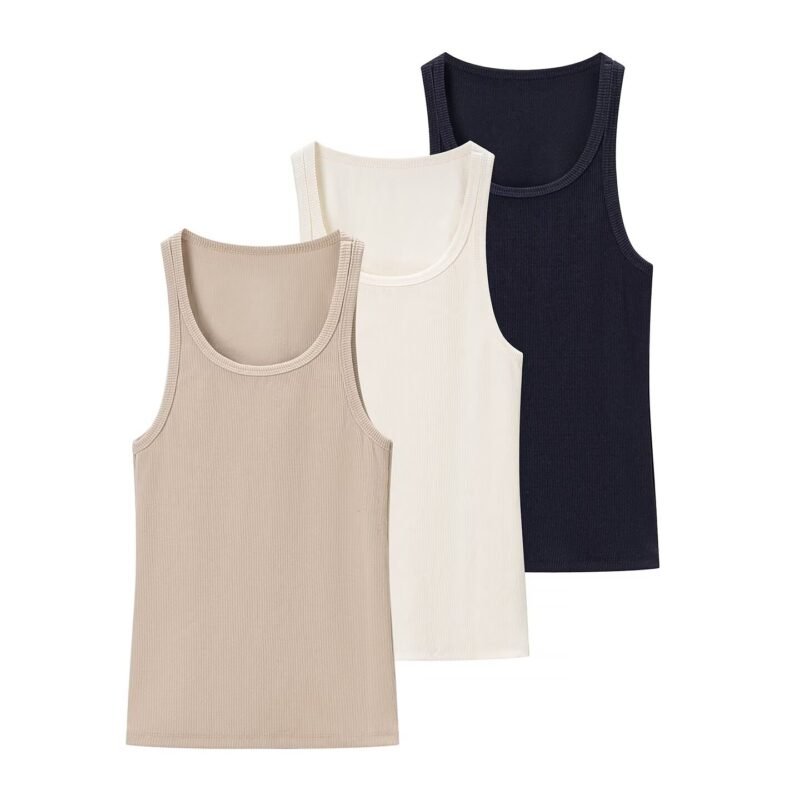 Ribbed Sleeveless Tank Top
