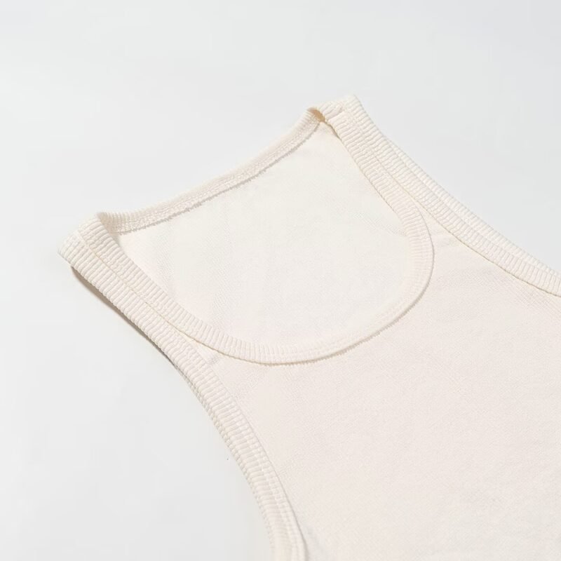 Ribbed Sleeveless Tank Top