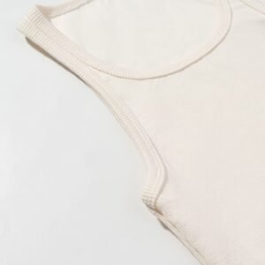 Ribbed Sleeveless Tank Top