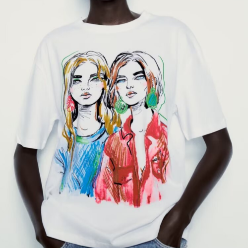 Graphic Cotton T Shirt