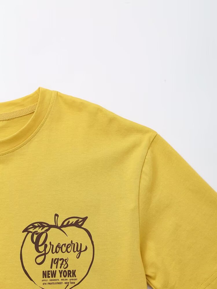 Graphic Cotton T-Shirt