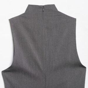 1499374222672134144.jpeg Button Mock Neck Tank Top