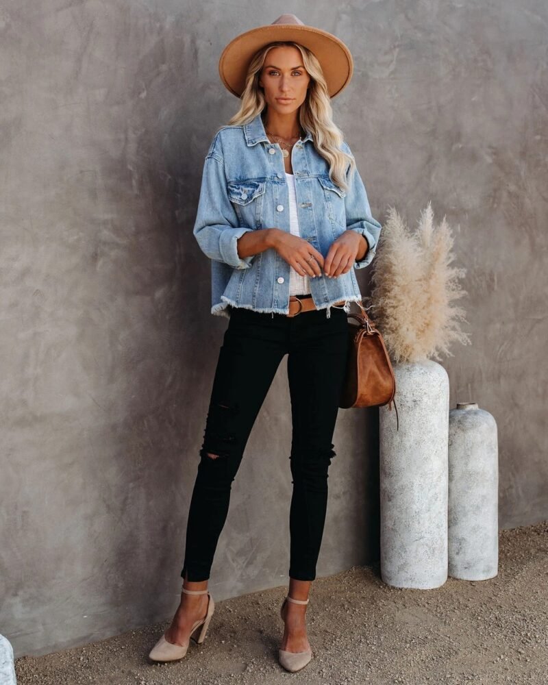 Loose Fit Denim Jacket