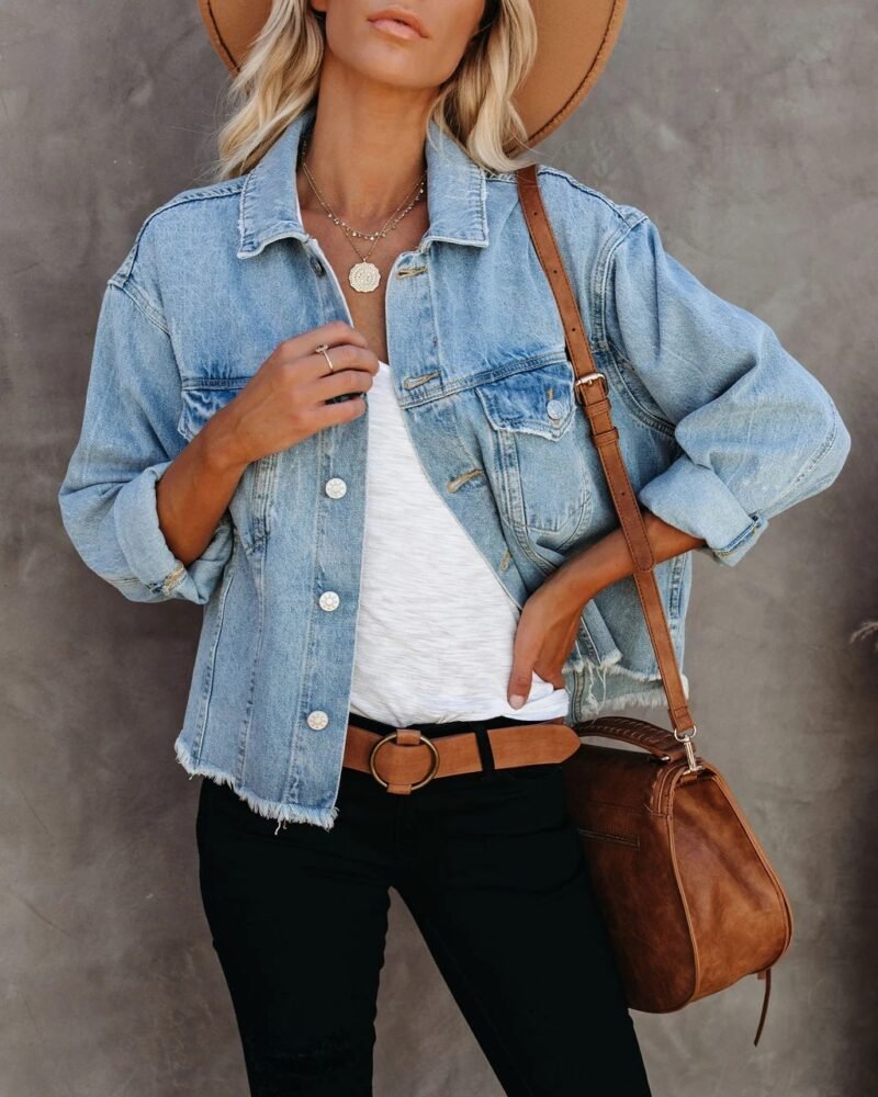 Loose Fit Denim Jacket