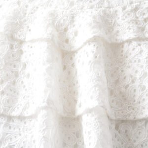 Lace Trim A-Line Dress