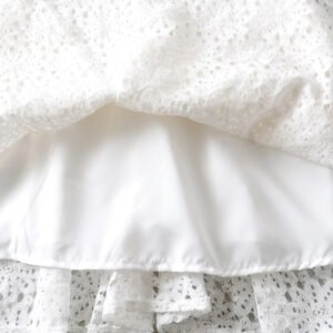 Lace Trim A-Line Dress