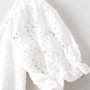 Lace Trim A-Line Dress