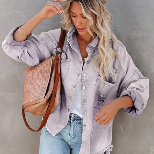 967426715259240448.jpg Loose Denim Jacket