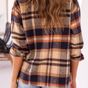 Plaid Longline Jacket