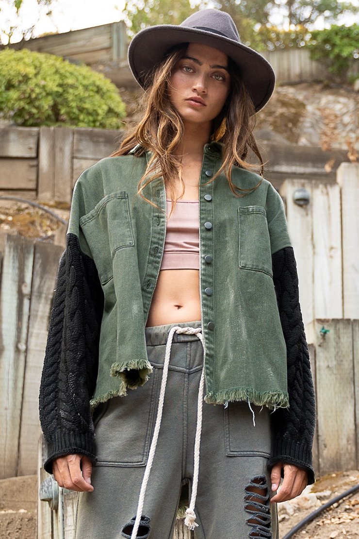 Patchwork Denim Jacket