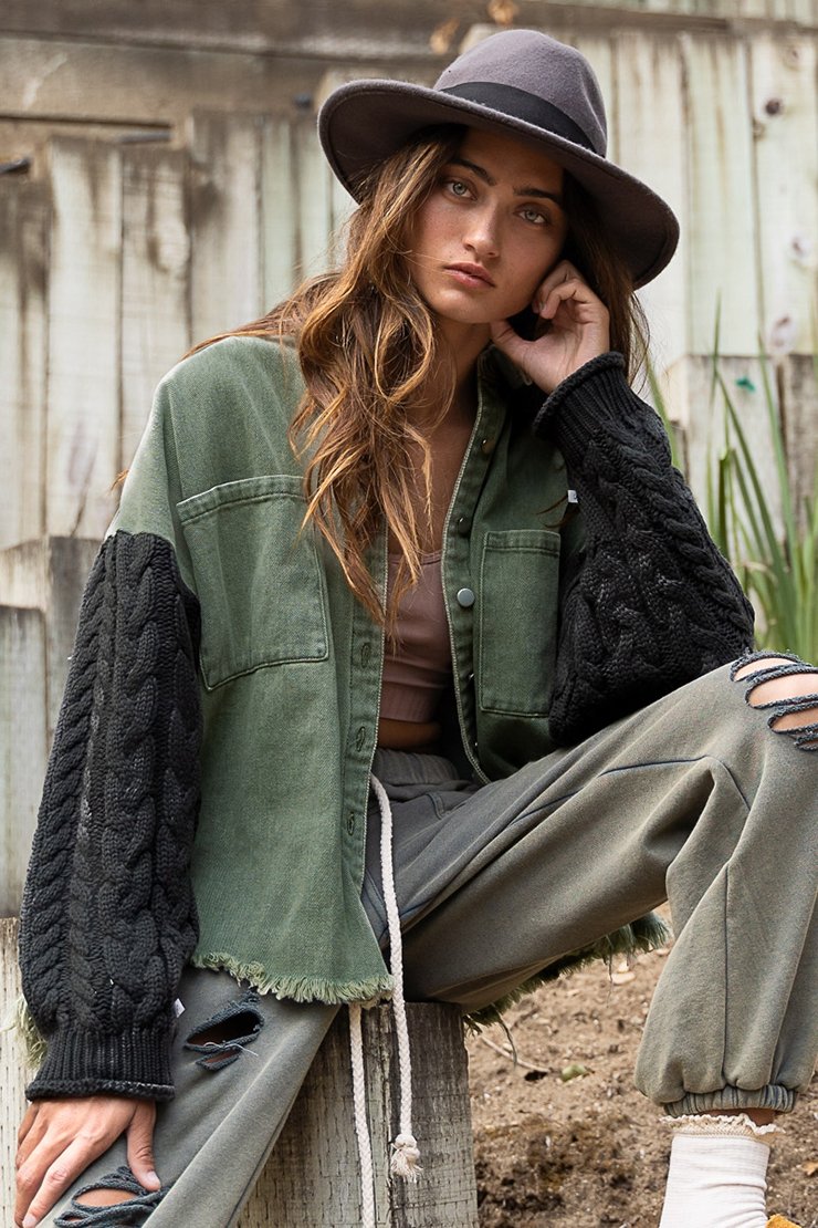 Patchwork Denim Jacket