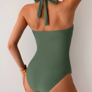 Ruched Tie Swimsuit