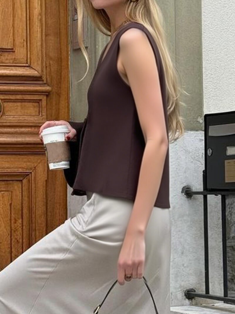 Double Breasted Vest Coat
