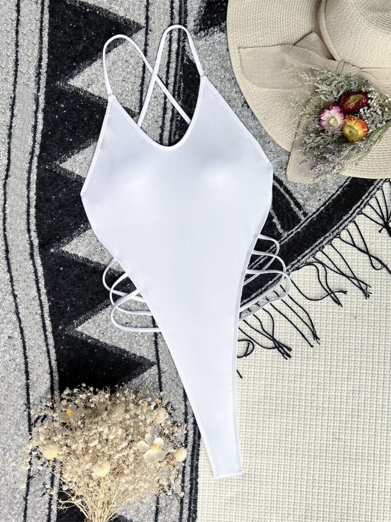 Backless One Piece Swimsuit