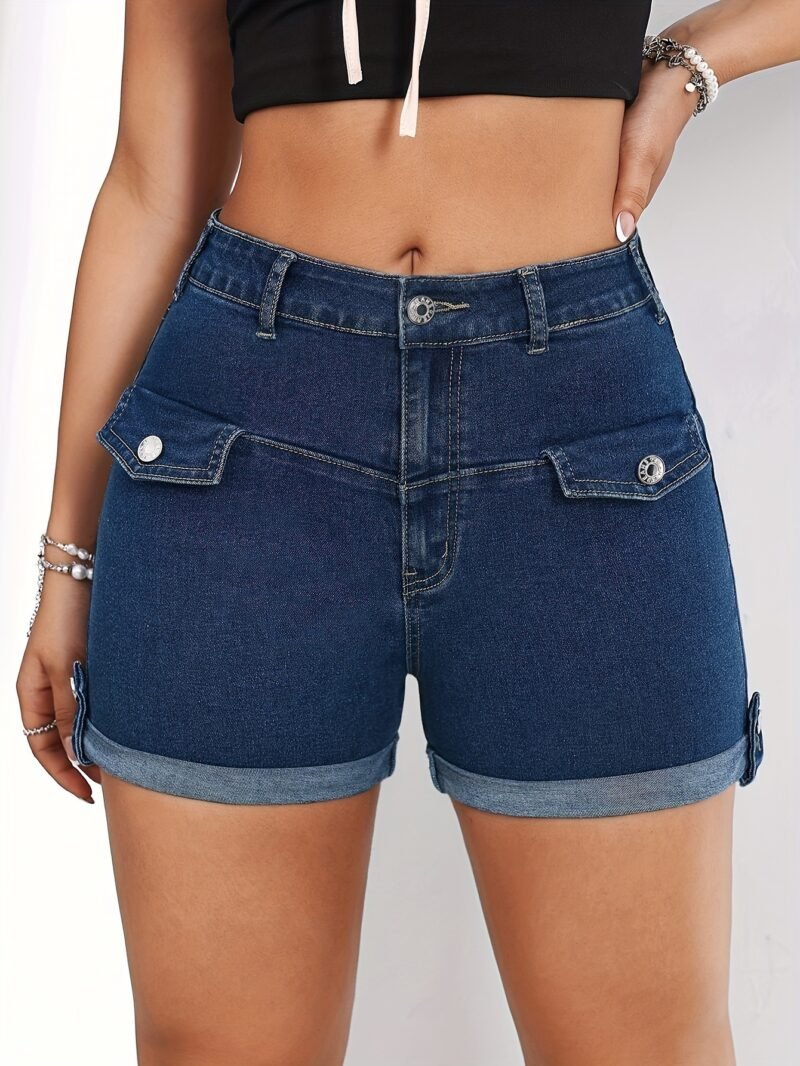 High Waist Denim Shorts