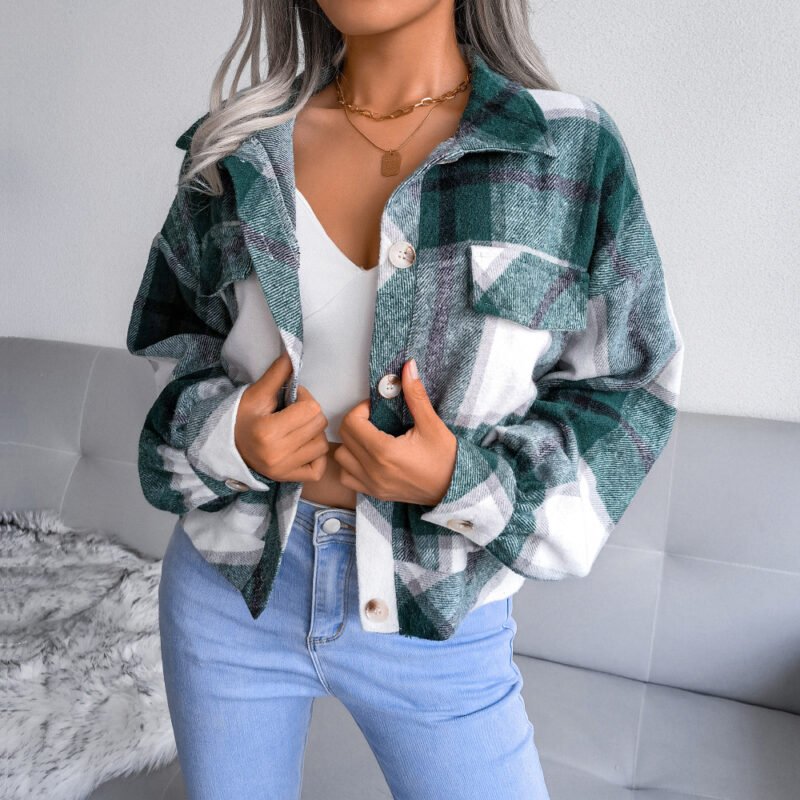 Plaid Wool Jacket