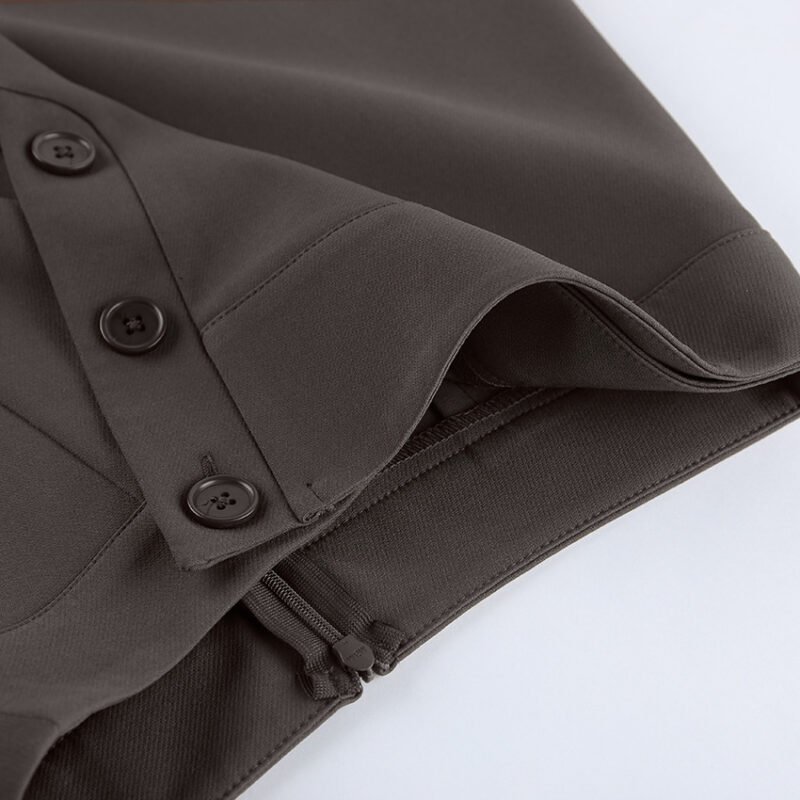 Asymmetric High Waist Skirt
