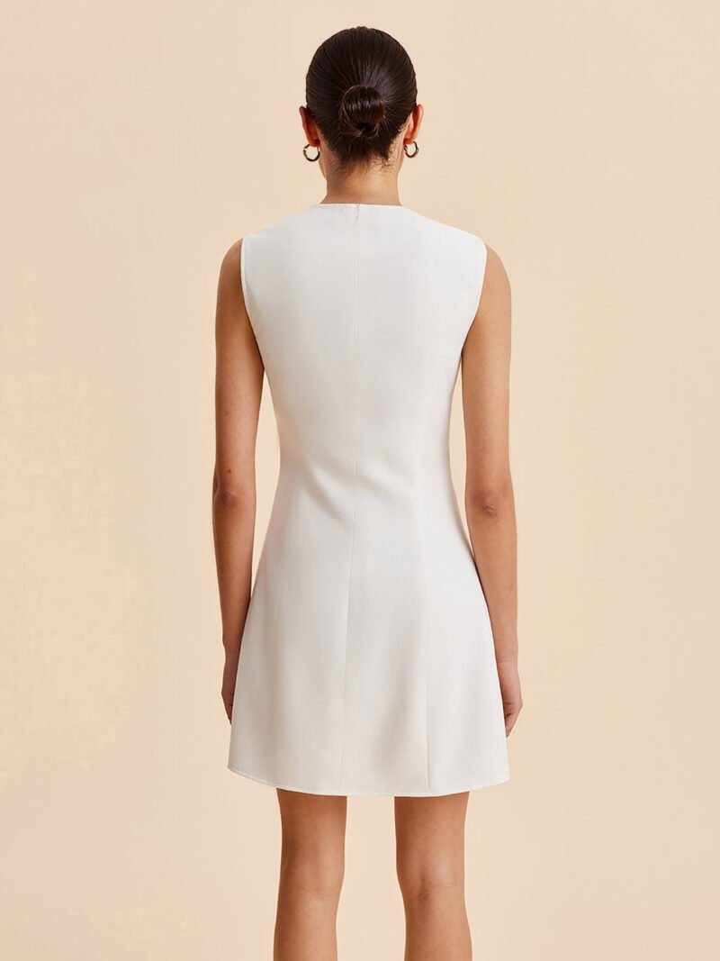 Sleeveless A-Line Mini Dress