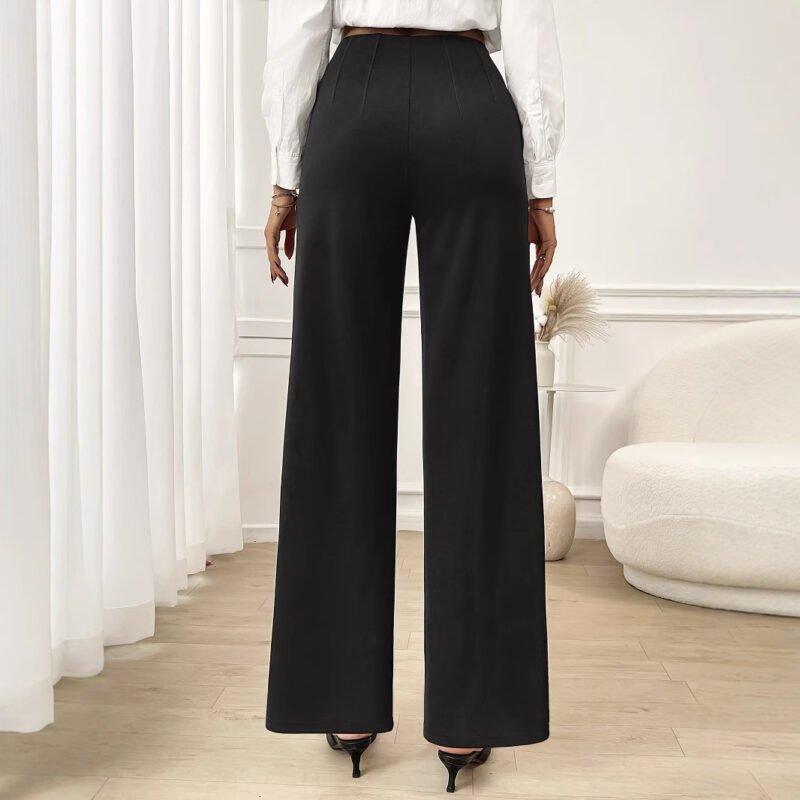 High Waist Wide Leg Trousers