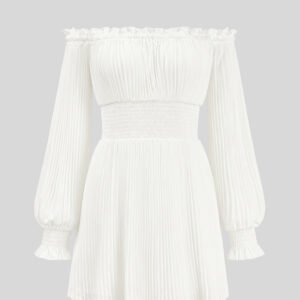 Smocked Off-Shoulder Dress