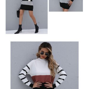 Color Block Sweater Dress