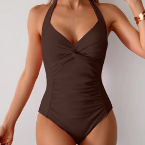 Ruched Tie Swimsuit