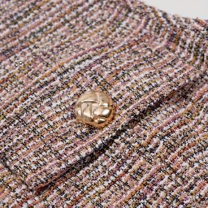 Belted Tweed Vest