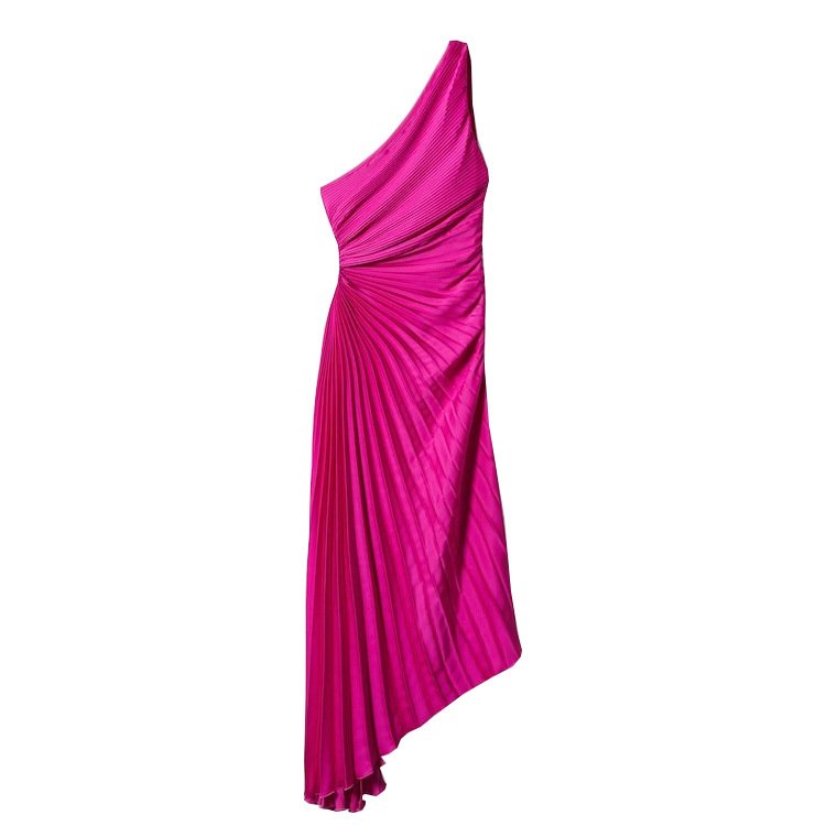 One Shoulder Cutout Maxi Dress