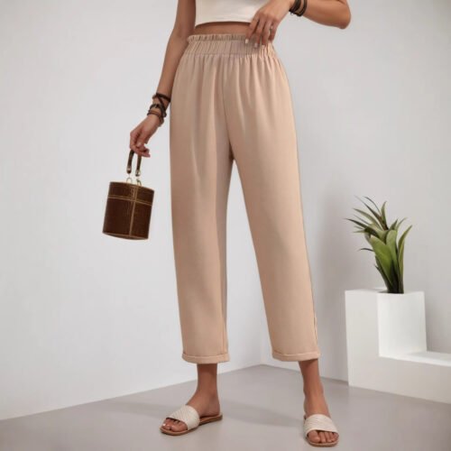 O1CN0165LffZ1zMCMOEANuE_2217524266699-0-cib.jpg High Waist Straight-Leg Pants