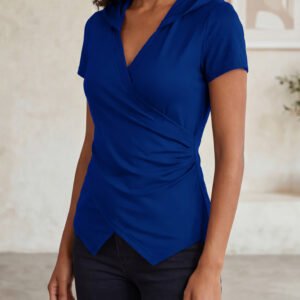 Ruched Slim T-Shirt Top