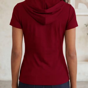 Ruched Slim T-Shirt Top