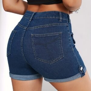High Waist Denim Shorts
