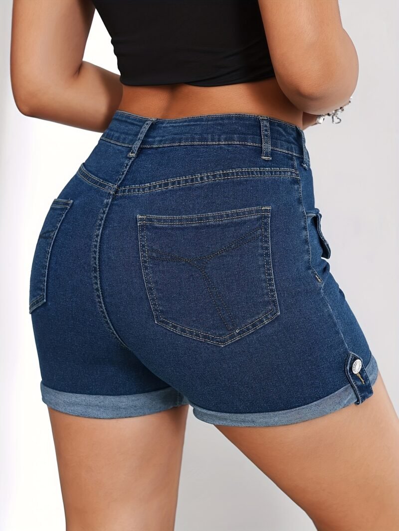 High Waist Denim Shorts