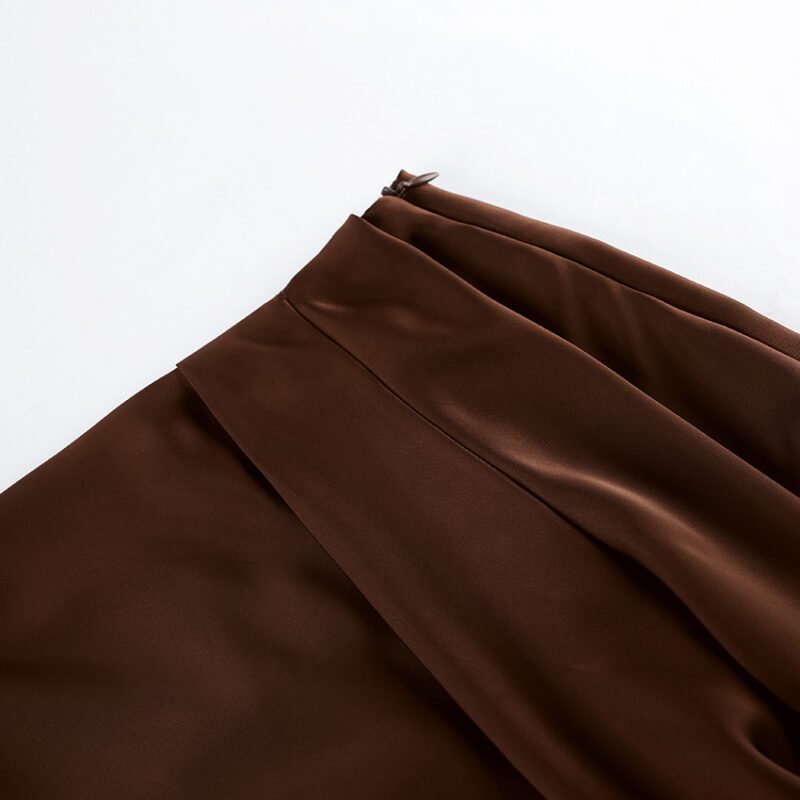 Asymmetric Cutout Midi Skirt