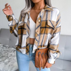 Plaid Wool Jacket