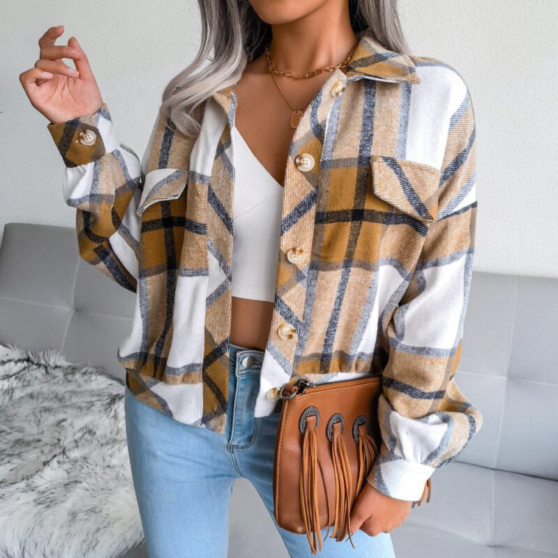 Plaid Wool Jacket