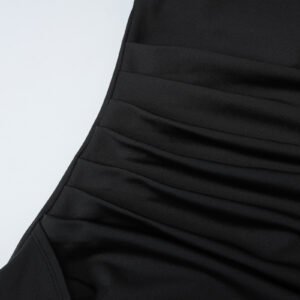 Asymmetric Ruffle Maxi Dress