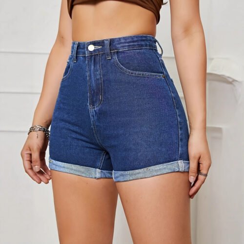 O1CN017g81Zi1hxbZiZ6lLj_2219869834344-0-cib.jpg High Rise Denim Shorts